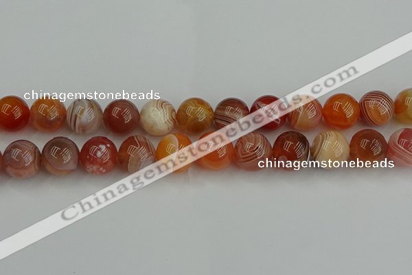 CAG9565 15.5 inches 14mm round red botswana agate gemstone beads