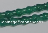 CAG959 15.5 inches 9*11mm vase-shaped green agate gemstone beads