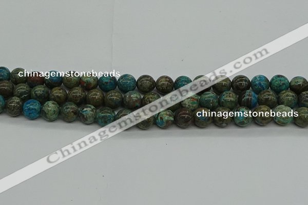 CAG9602 15.5 inches 10mm round ocean agate gemstone beads wholesale