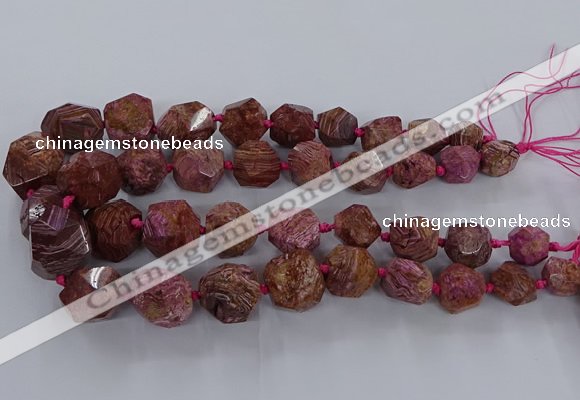 CAG9615 15.5 inches 10*12mm - 20*25mm faceted nuggets ocean agate beads