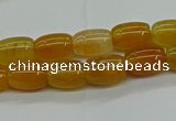 CAG9621 15.5 inches 8*12mm drum dragon veins agate beads wholesale