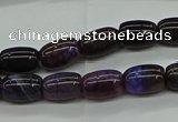 CAG9622 15.5 inches 8*12mm drum dragon veins agate beads wholesale