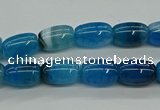 CAG9624 15.5 inches 8*12mm drum dragon veins agate beads wholesale