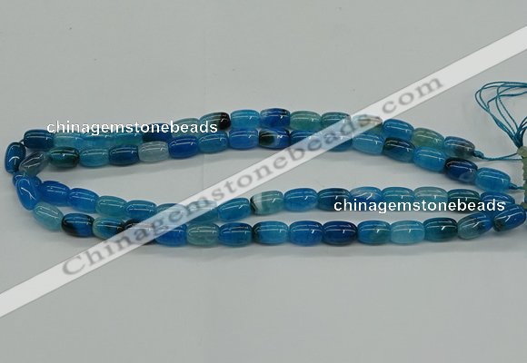 CAG9624 15.5 inches 8*12mm drum dragon veins agate beads wholesale