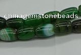 CAG9625 15.5 inches 8*12mm drum dragon veins agate beads wholesale