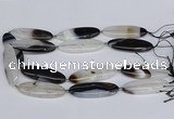 CAG9635 15.5 inches 22*55mm marquise agate gemstone beads