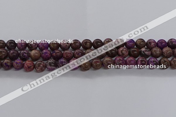 CAG9641 15.5 inches 8mm round ocean agate gemstone beads wholesale