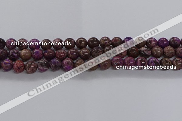 CAG9643 15.5 inches 12mm round ocean agate gemstone beads wholesale