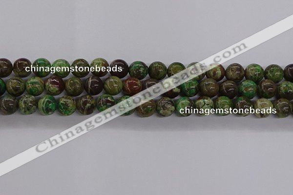 CAG9647 15.5 inches 10mm round ocean agate gemstone beads wholesale