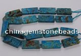 CAG9652 15.5 inches 20*40mm - 20*45mm rectangle ocean agate beads