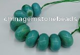 CAG9685 7.5 inches 20*35mm rondelle agate gemstone beads
