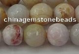 CAG9721 15.5 inches 10mm faceted round colorful agate beads wholesale