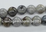 CAG973 15.5 inches 10mm round bamboo leaf agate gemstone beads