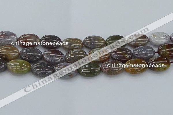CAG9743 15.5 inches 15*20mm oval Indian agate beads wholesale