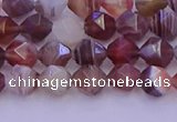 CAG9791 15.5 inches 6mm faceted nuggets botswana agate beads