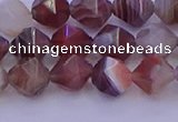 CAG9792 15.5 inches 8mm faceted nuggets botswana agate beads