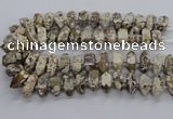 CAG9796 15.5 inches 9*25mm - 11*35mm sticks ocean agate beads