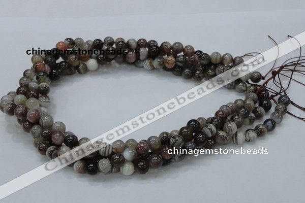 CAG981 15.5 inches 12mm round botswana agate beads wholesale