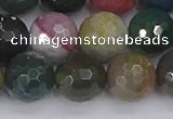 CAG9834 15.5 inches 12mm faceted round Indian agate beads