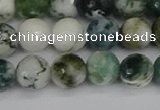 CAG9839 15.5 inches 8mm faceted round tree agate beads