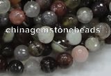 CAG984 15.5 inches 10mm faceted round botswana agate beads wholesale