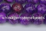 CAG9920 15.5 inches 10mm round purple crazy lace agate beads