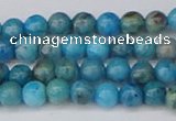 CAG9931 15.5 inches 4mm round blue crazy lace agate beads