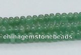 CAJ10 15.5 inches 4*6mm rondelle green aventurine jade beads