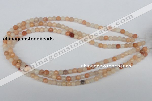 CAJ102 15.5 inches 6mm round red aventurine jade beads wholesale