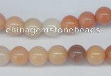 CAJ103 15.5 inches 8mm round red aventurine jade beads wholesale