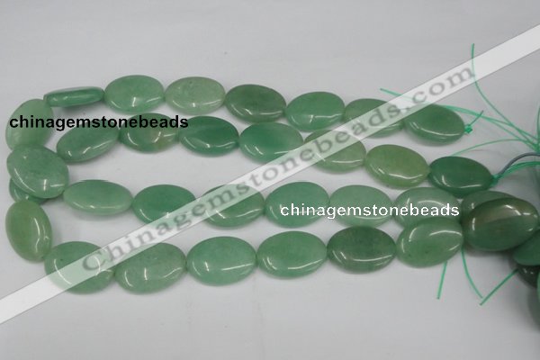 CAJ304 15.5 inches 18*25mm oval green aventurine jade beads