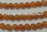 CAJ351 15.5 inches 6mm round red aventurine beads wholesale