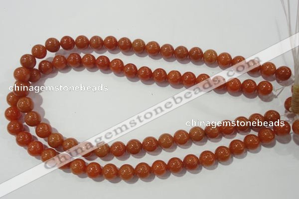 CAJ353 15.5 inches 10mm round red aventurine beads wholesale