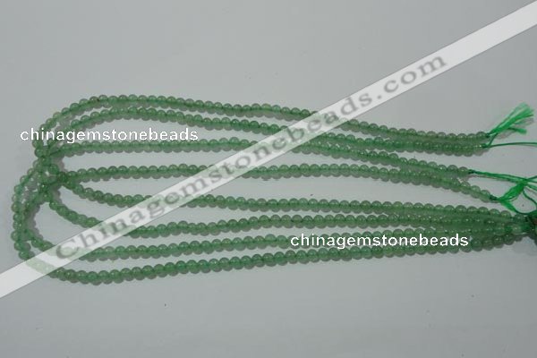 CAJ400 15.5 inches 4mm round green aventurine beads wholesale