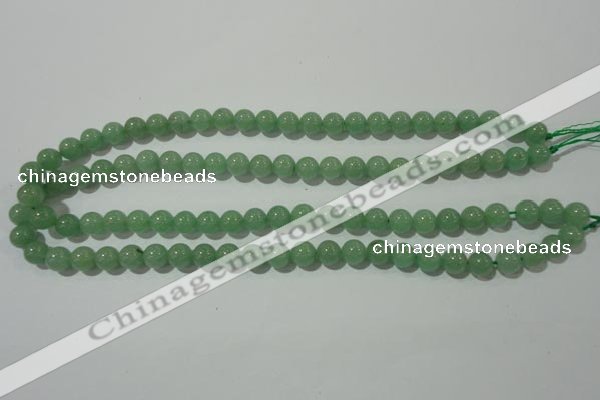 CAJ402 15.5 inches 8mm round green aventurine beads wholesale