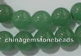 CAJ405 15.5 inches 14mm round green aventurine beads wholesale