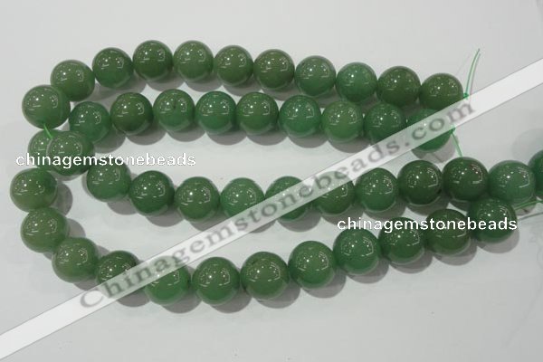 CAJ407 15.5 inches 18mm round green aventurine beads wholesale