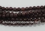 CAJ450 15.5 inches 4mm round purple aventurine beads wholesale