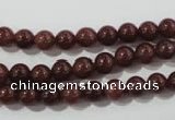 CAJ451 15.5 inches 6mm round purple aventurine beads wholesale