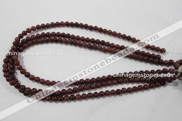 CAJ451 15.5 inches 6mm round purple aventurine beads wholesale