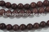 CAJ452 15.5 inches 7mm round purple aventurine beads wholesale