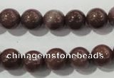 CAJ454 15.5 inches 10mm round purple aventurine beads wholesale