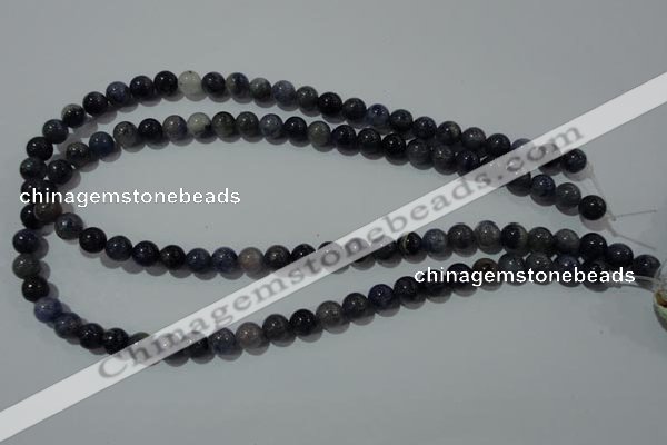 CAJ502 15.5 inches 8mm round blue aventurine beads wholesale