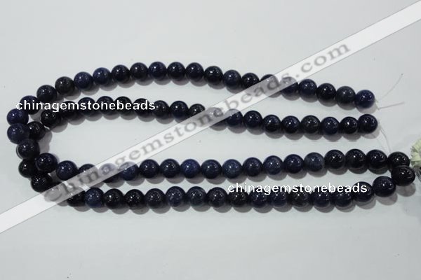 CAJ503 15.5 inches 10mm round blue aventurine beads wholesale