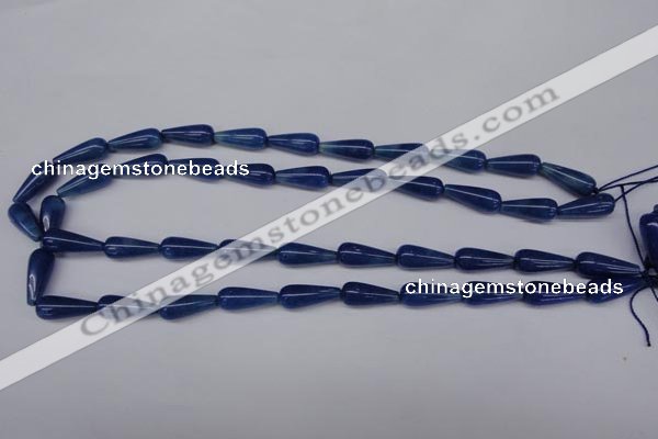 CAJ573 15.5 inches 7*18mm teardrop blue aventurine beads wholesale