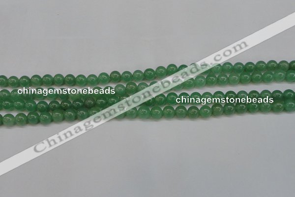 CAJ612 15.5 inches 8mm round AA grade green aventurine beads