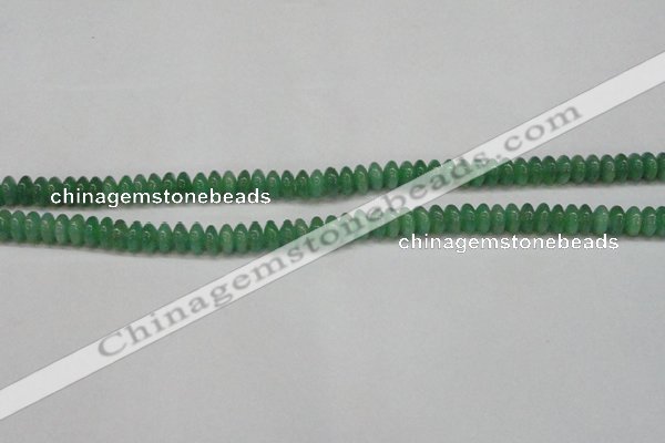 CAJ629 15.5 inches 4*8mm rondelle green aventurine beads