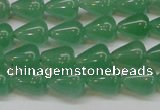 CAJ631 15.5 inches 8*10mm teardrop green aventurine beads