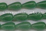 CAJ633 15.5 inches 10*18mm teardrop green aventurine beads