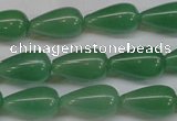 CAJ633 15.5 inches 10*18mm teardrop green aventurine beads